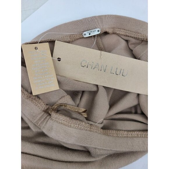 New Chan Luu Maxi Skirt Womens Small Taupe Beige Viscose Elastic Waist - Picture 4 of 5